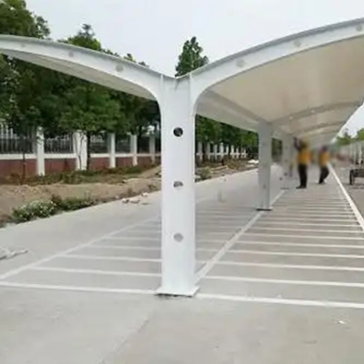 昆玉市膜结构电动车棚