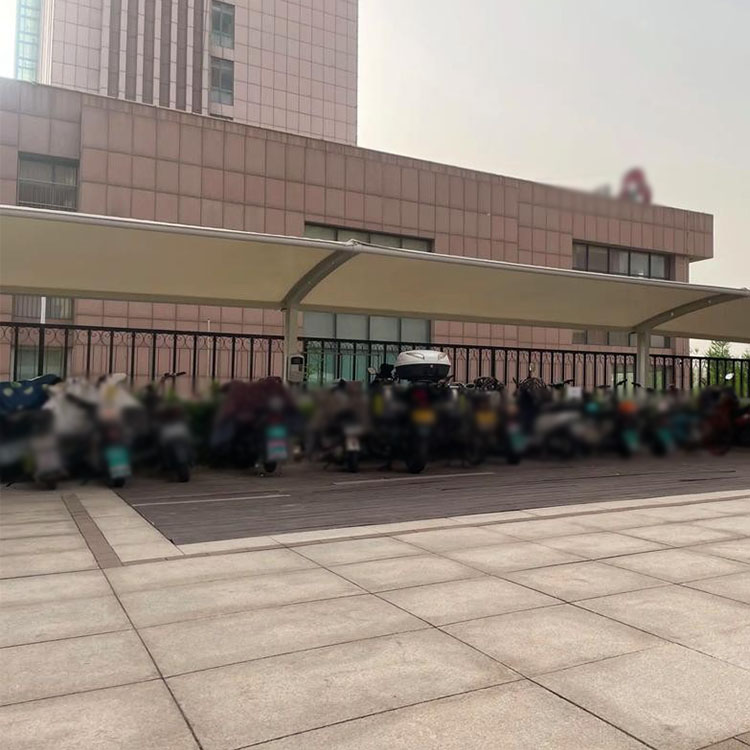 昆玉市膜结构电动车棚