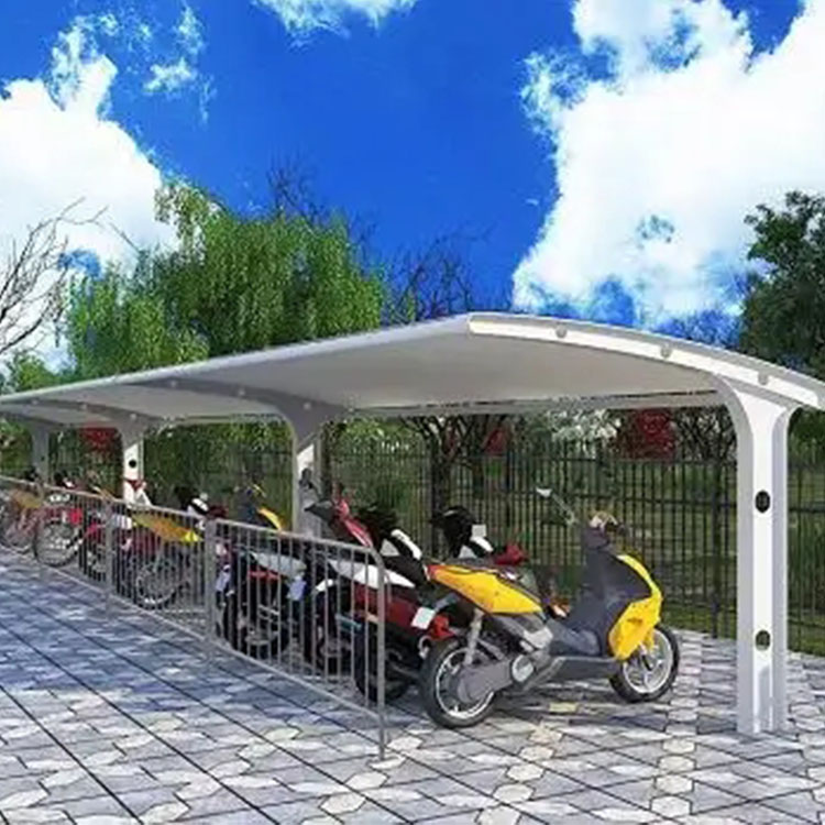 昆玉市膜结构电动车棚